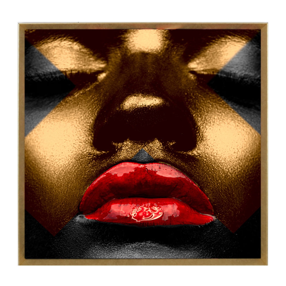 CUADRO IMPRESION CARA 80X80 CM